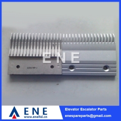 Aluminium Hitachi Escalator Comb Plate Escalator Parts